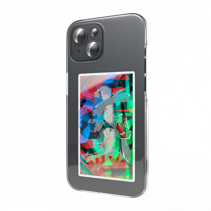 ホログラムスマホステッカー - 縦