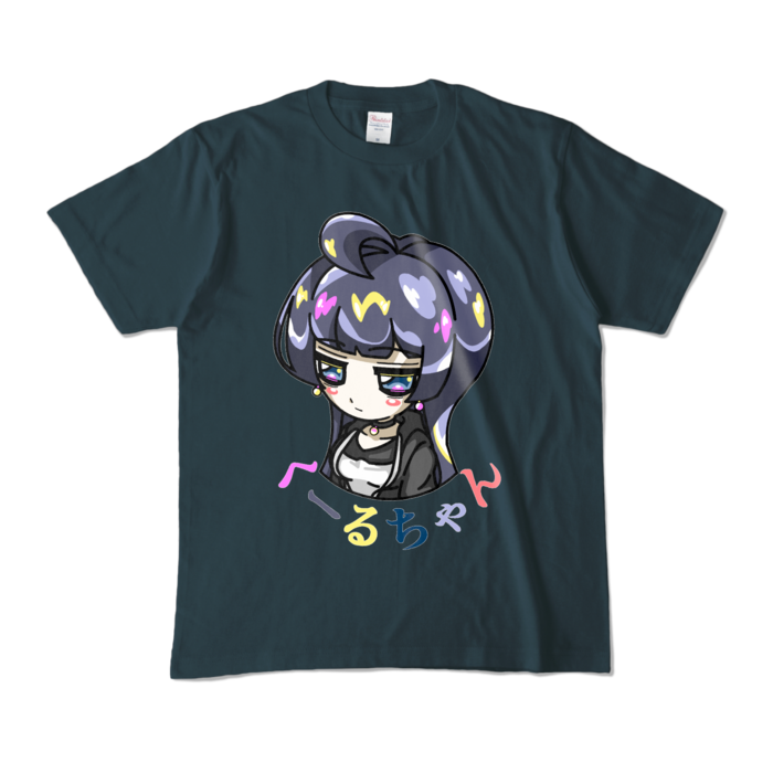 カラーTシャツ - M - デニム (濃色)