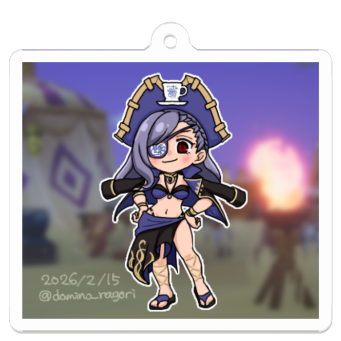 アクリルキーホルダー - 50 x 50 (mm)(37)