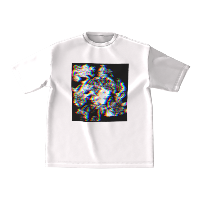 ビッグシルエットTシャツ - M - 正面WH