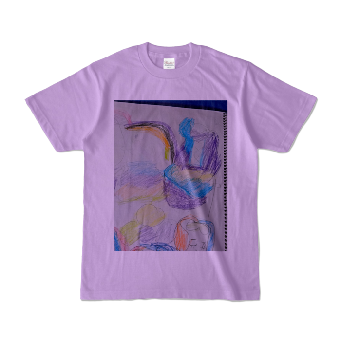カラーTシャツ - S - ライトパープル (淡色)