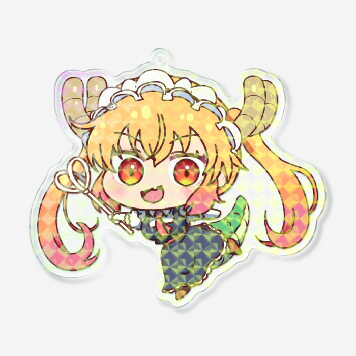 ホログラムアクリルキーホルダー - 100 × 100mm