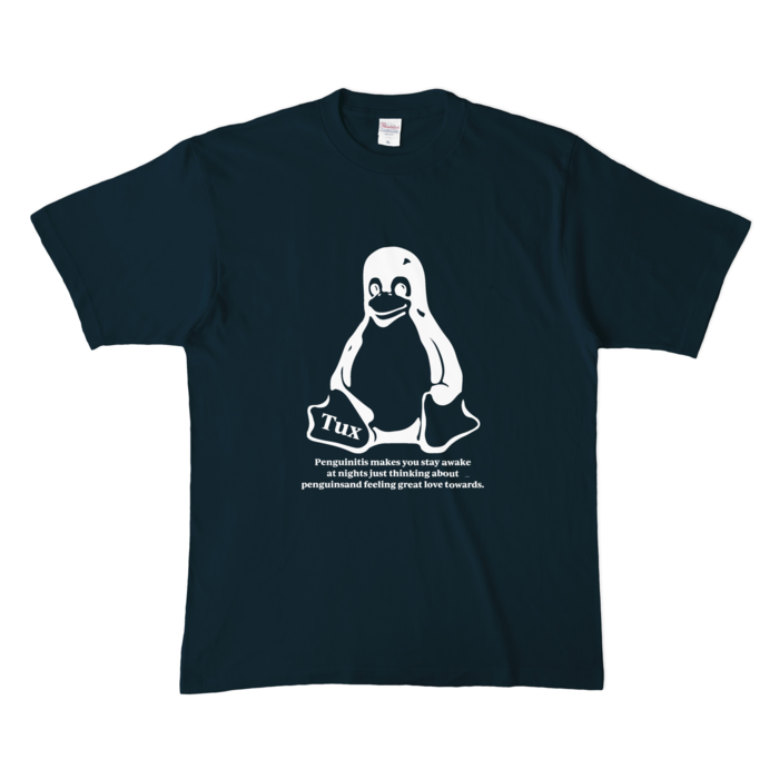 カラーTシャツ(濃色) - XL - ネイビー