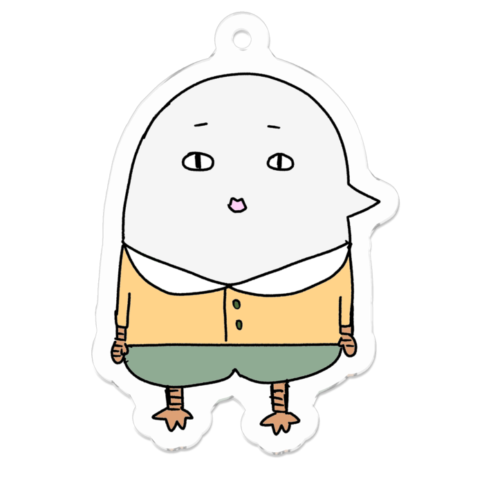 アクリルキーホルダー（コーティング） - 50 x 50 (mm)