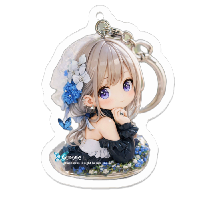 アクリルキーホルダー - 50 x 50 (mm)