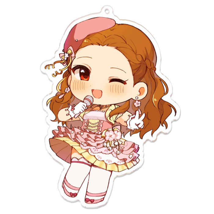 アクリルキーホルダー - 100 x 100 (mm)