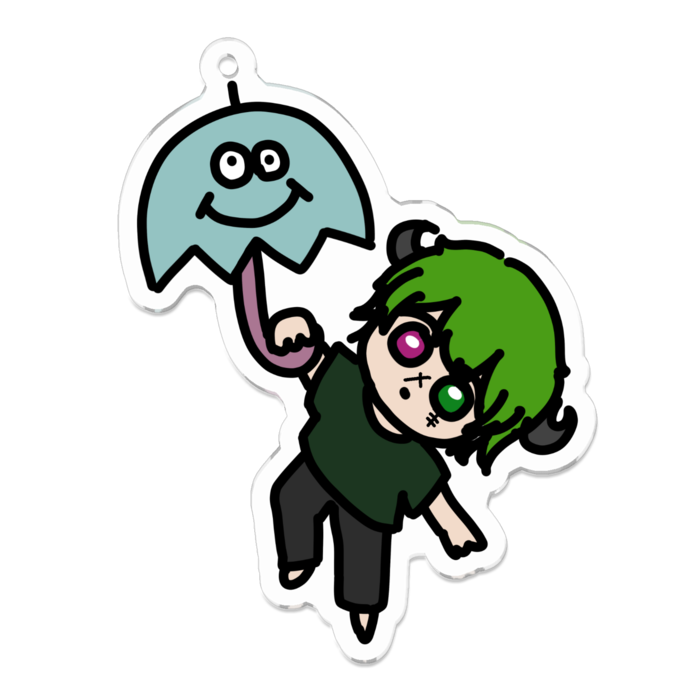 アクリルキーホルダー - 70 x 70 (mm)