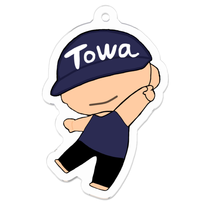 アクリルキーホルダー - 50 x 50 (mm)