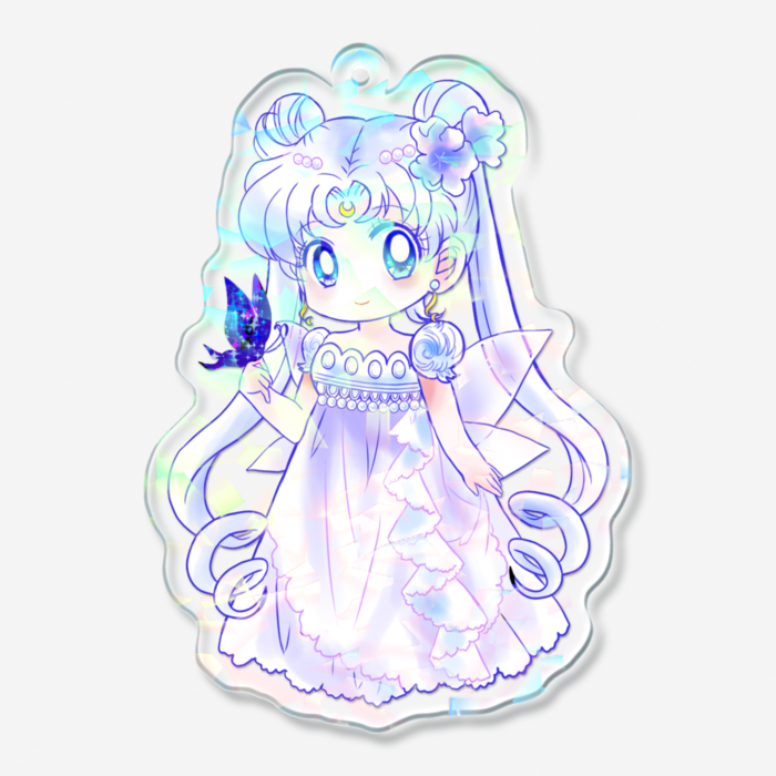 ホログラムアクリルキーホルダー - 70 × 70mm