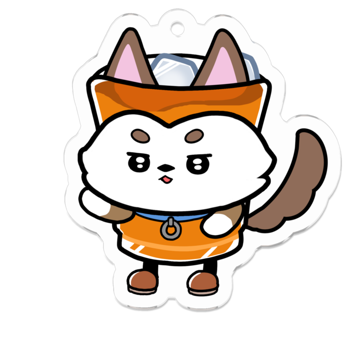 アクリルキーホルダー - 50 x 50 (mm)