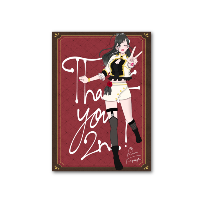 フォト風カード - 縦 - 片面　E