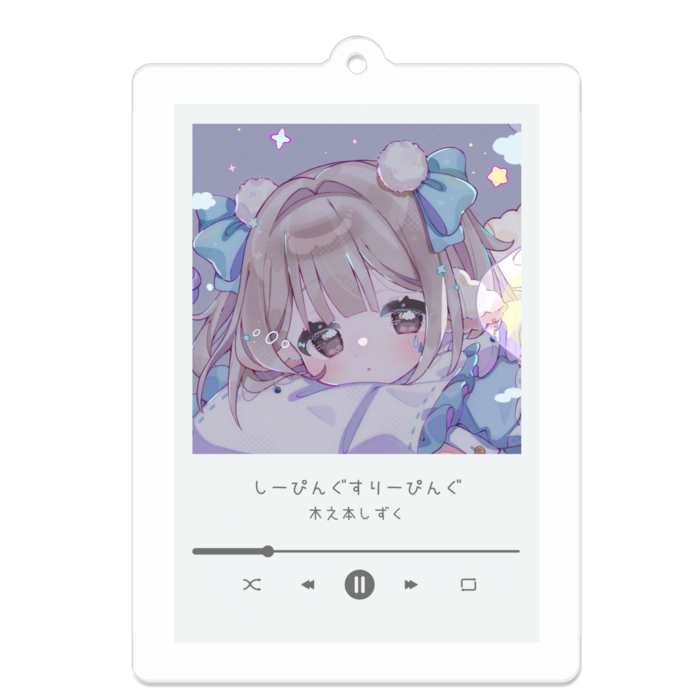 アクリルキーホルダー - 70 x 70 (mm)