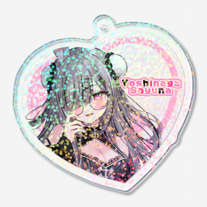 ホログラムアクリルキーホルダー - 50 × 50mm