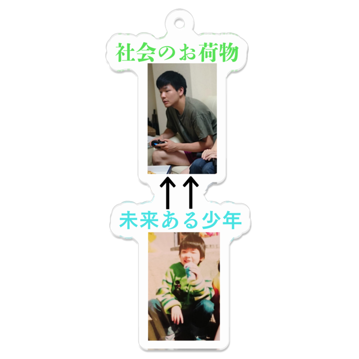 アクリルキーホルダー - 70 x 70 (mm)