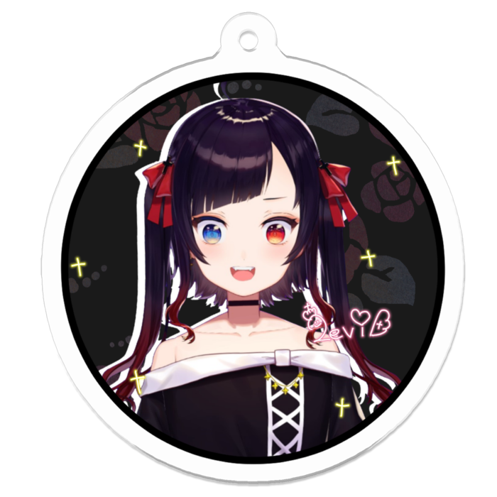 【黒】漆黒キーホルダー