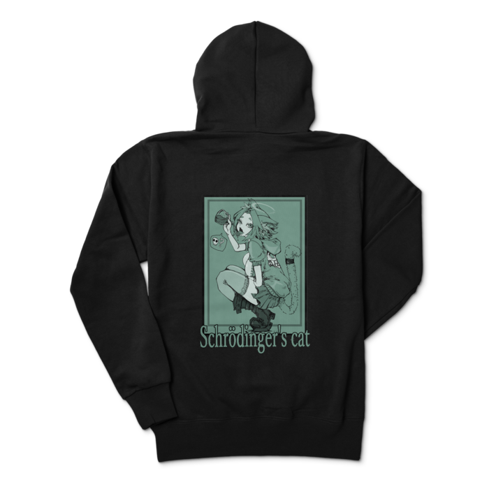 ジップパーカー - M - ブラック