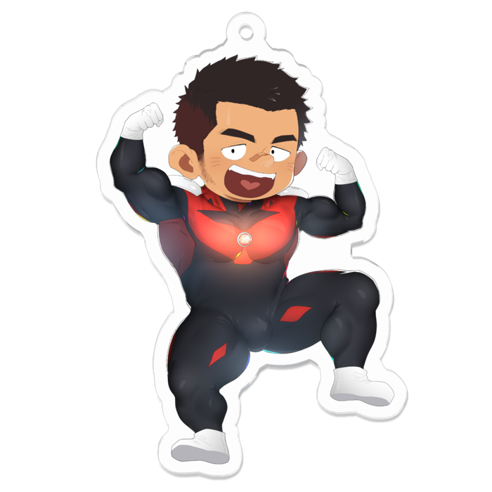 アクリルキーホルダーM - 70 x 70 (mm)