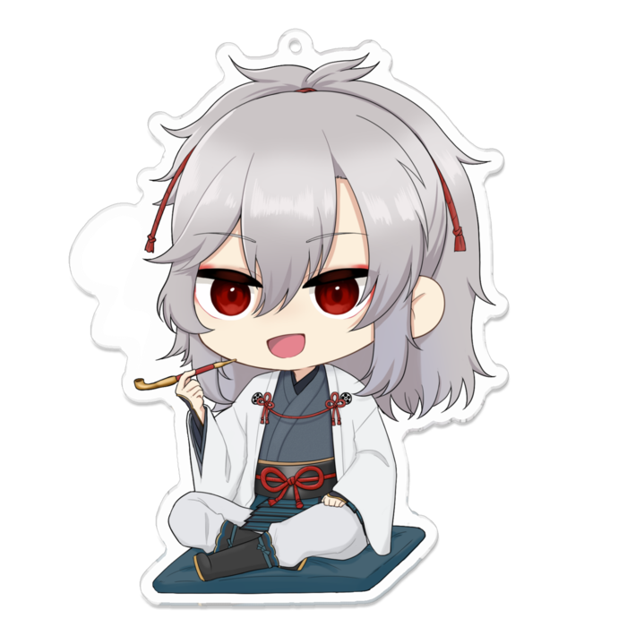 ちびカグラいっぷくver - 100 x 100 (mm)