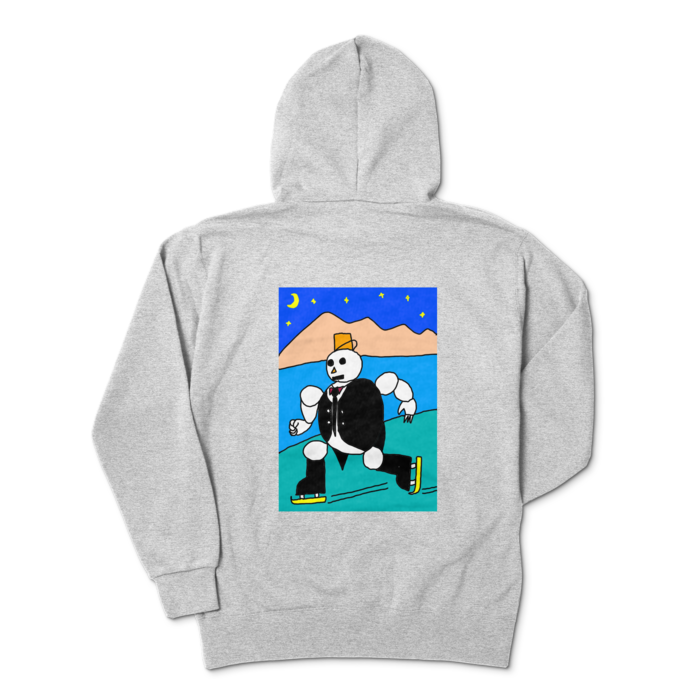 ジップパーカー - XL - 杢グレー