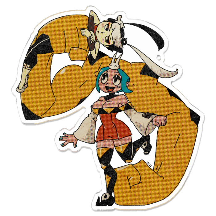 アクリルキーホルダー - 100 x 100 (mm)