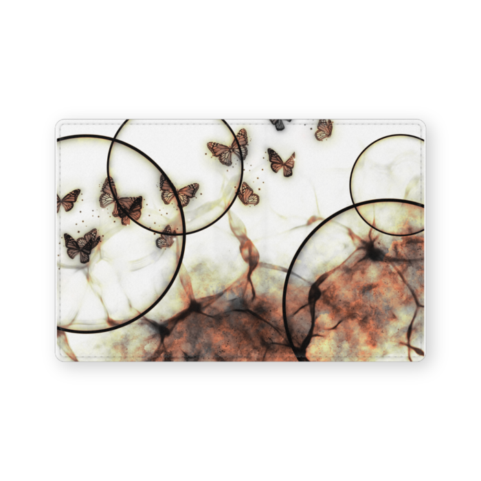 レザー製名刺入れ - 102 x 72 (mm)