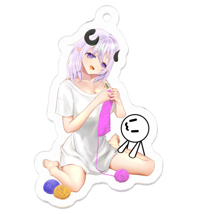 編物Ver.アクキー - 50 x 50 (mm)