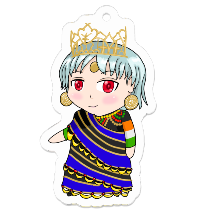アクリルキーホルダー - 50 x 50 (mm)