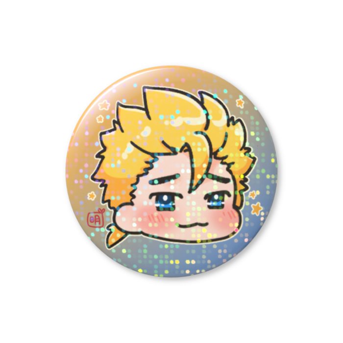ホログラム缶バッジ - サム(4)32mm