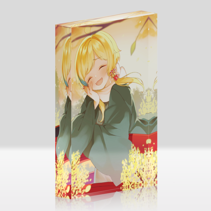 【笑顔】アクリルブロック - 100x148mm