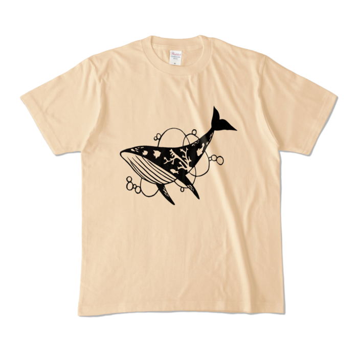カラーTシャツ - M - ナチュラル (淡色)
