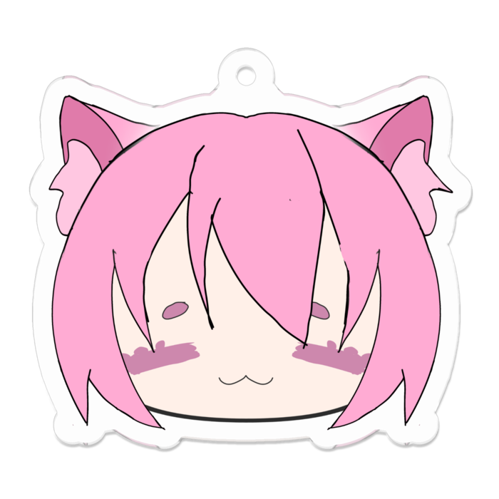 アクリルキーホルダー - 50 x 50 (mm)
