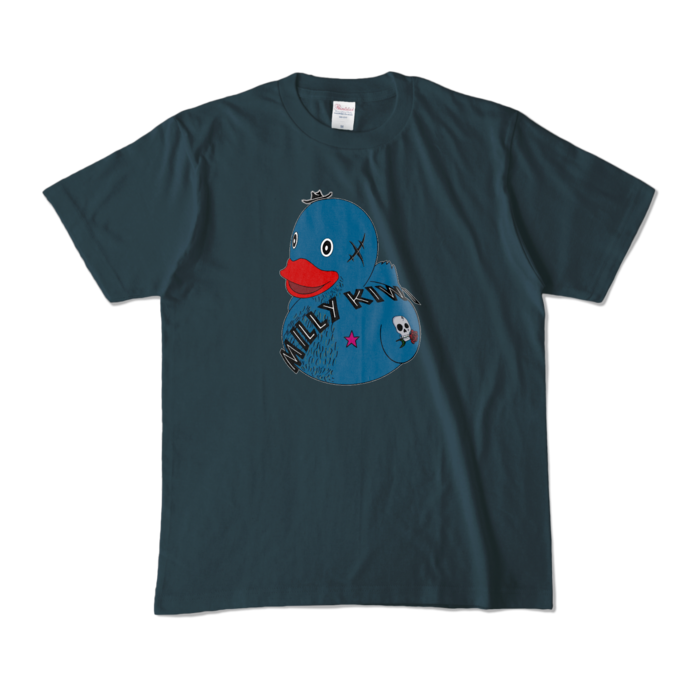 カラーTシャツ - M - デニム (濃色)