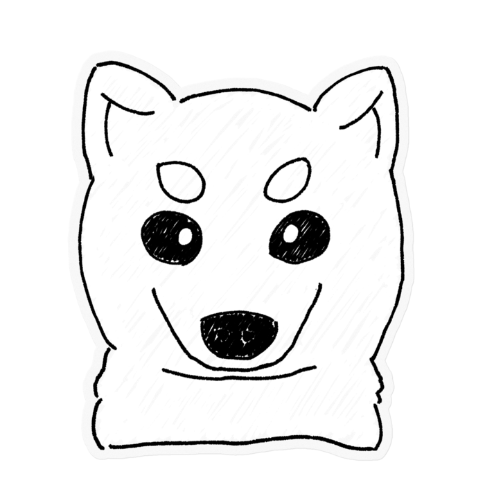 ステッカー - 100 x 100 (mm)