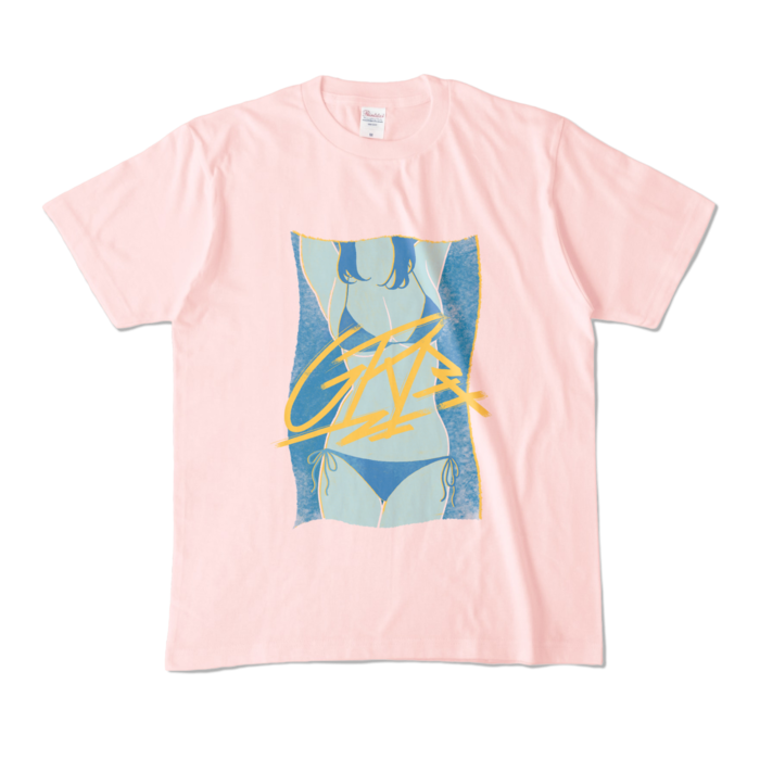 カラーTシャツ - M - ライトピンク (淡色)
