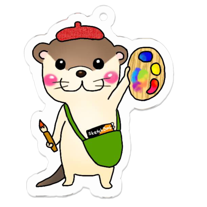 アクリルキーホルダー - 50 x 50 (mm)