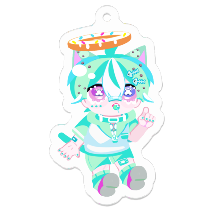 アクリルキーホルダー - 50 x 50 (mm)