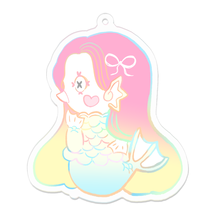 アクリルキーホルダー - 70 x 70 (mm)