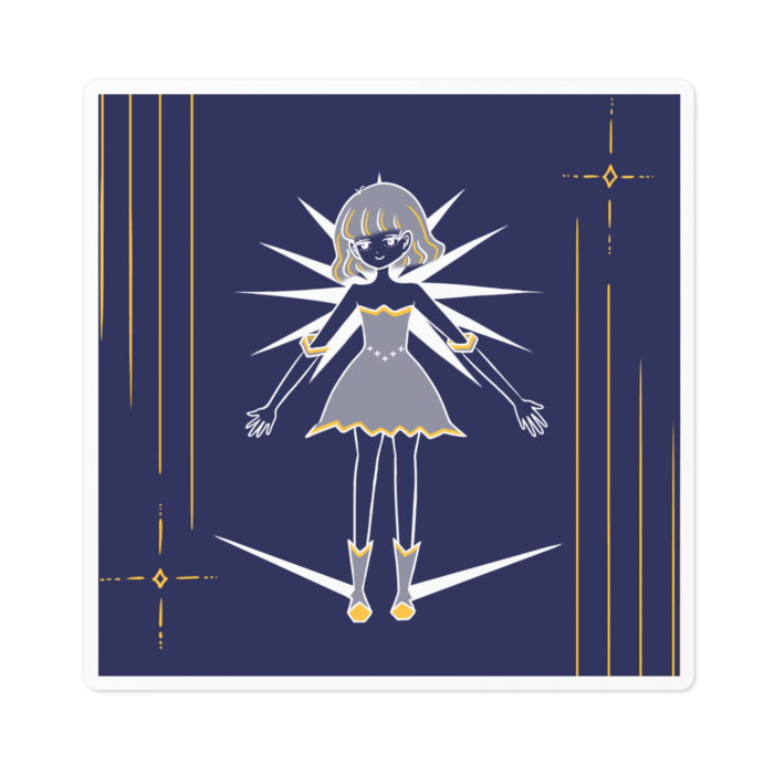ステッカー - 100 x 100 (mm)