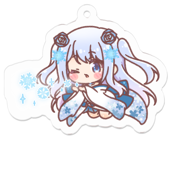 アクリルキーホルダー - 50 x 50 (mm)