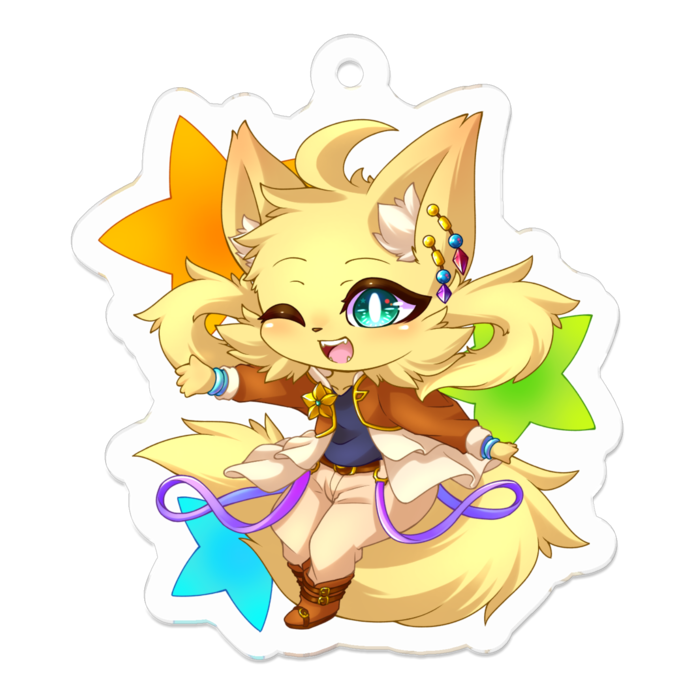 アクリルキーホルダー - 50 x 50 (mm)