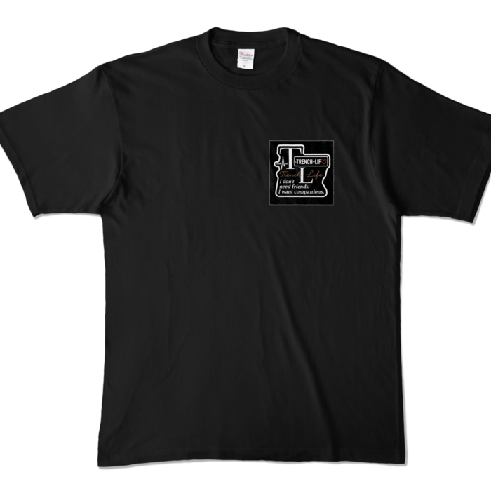 カラーTシャツ - XL - ブラック (濃色)