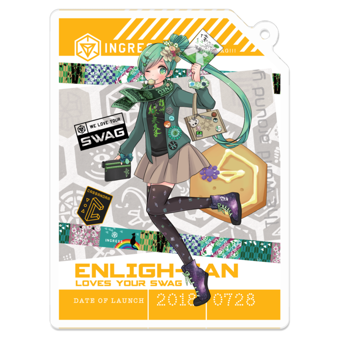 アクリルキーホルダーM - 70 x 70 (mm)