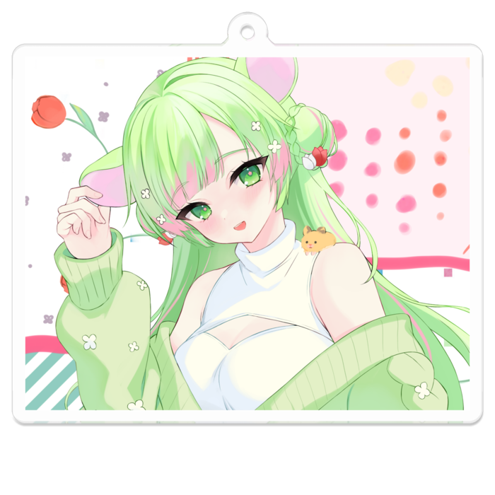 アクリルキーホルダー - 70 x 70 (mm)