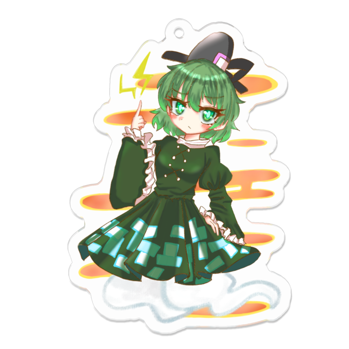 アクリルキーホルダー - 70 x 70 (mm)