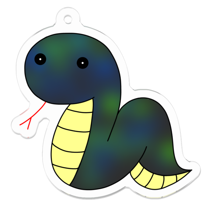 アクリルキーホルダー - 50 x 50 (mm)