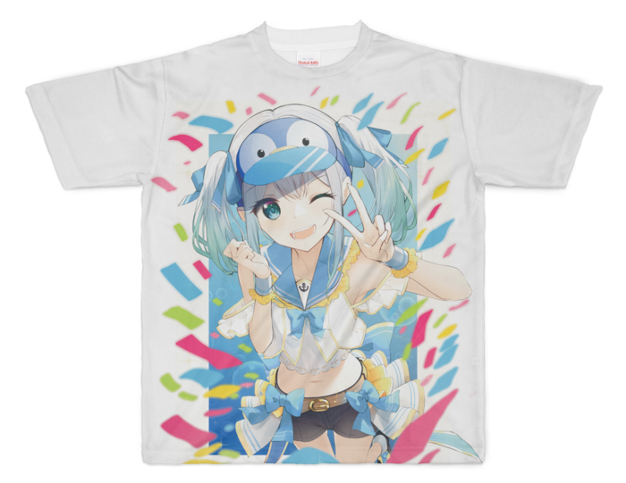 フルグラフィックTシャツ - XL - 正面印刷のみ