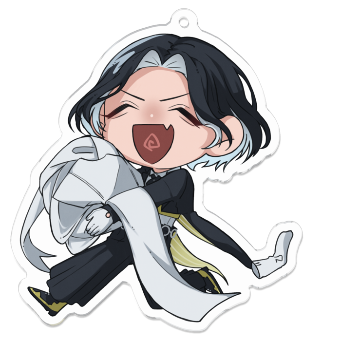 アクリルキーホルダー（コーティング） - 70 x 70 (mm)