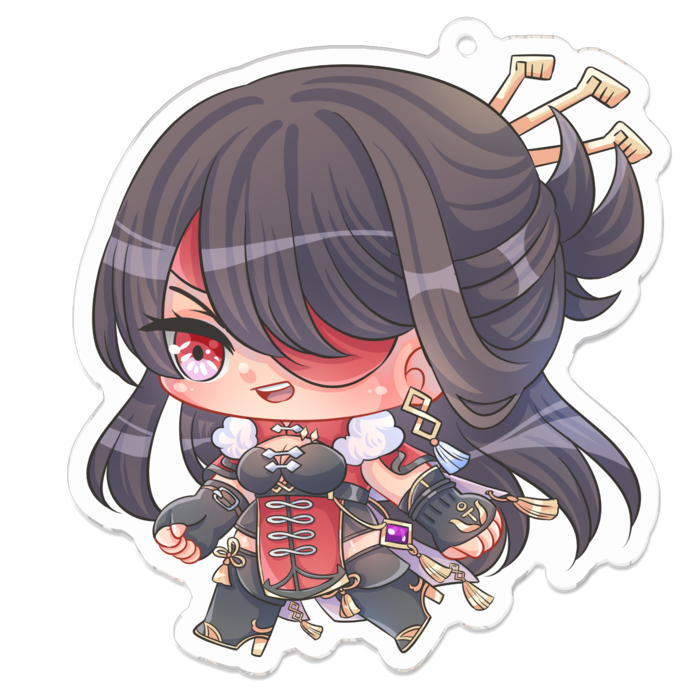 アクリルキーホルダー - 70 x 70 (mm)