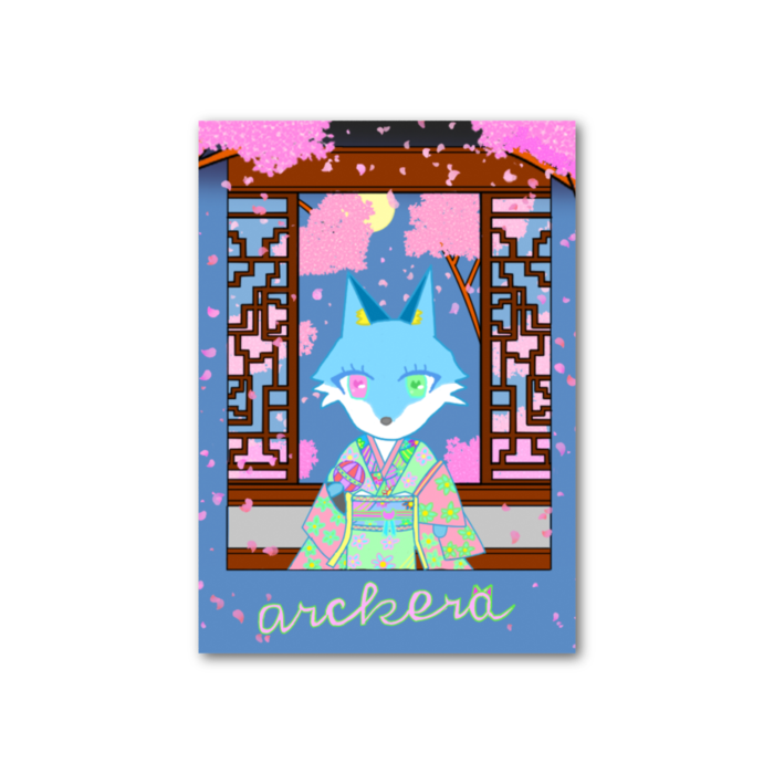 フォト風カード - 縦 - 片面