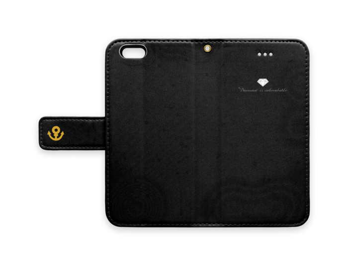 手帳型iPhoneケース - iPhone6 - ストラップ穴 あり